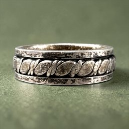 Men's Kinetic Sterling Silver Band Ring