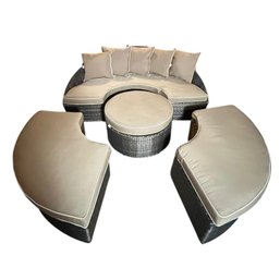 Frontgate Outdoor Furniture 4 Pc Circular Lounge Or Sunbed