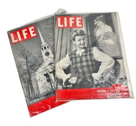 Two Time Life Magazines From November 1942