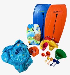 Selection Of Kids Water Sport Equipment Boogie Boards, Floaties, Etc.