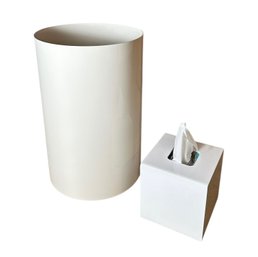 Kartell Waste Bin By Gino Colombini And Tissue Holder