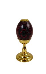 Van Cort Nicholas II Egg-shaped Kaleidoscope With Brass Stand