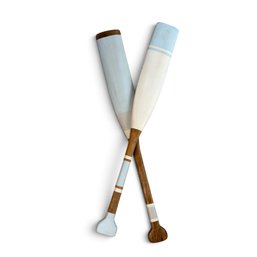 PAIR OF DECORATIVE PADDLES