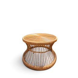 OUTDOOR RATTAN WOVEN SIDE TABLE