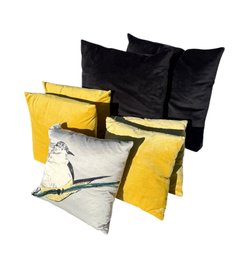 Selection Of Velvet, Velour And Silk Throw Pillows