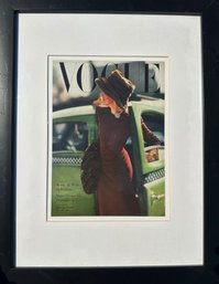 Framed Vogue And Vanity Fair Dressmaking Patterns Cover 1945
