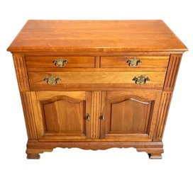 Chippendale Style Cherry Wood Buffet Cabinet By Georgetown Galleries