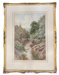 Harry Sutton Palmer, 1854-1933 The River At Killiecrankie, Original Watercolor