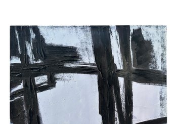 Large Abstract Painting In The Style Of Franz Klein