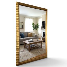 GILT WOOD FRAMED MIRROR