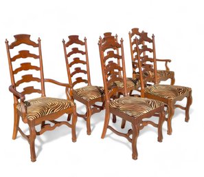 Drexel Heritage Ladderback Dining Chairs, Set Of 6