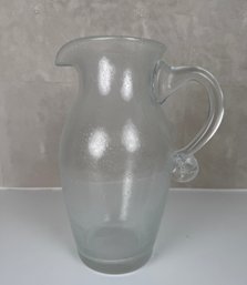 Biot Art Glass Pitcher
