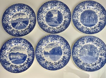 Antique Wedgewood Porcelain Transferware Plates - Vassar College