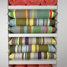 6 Custom Toiles Du Soleil Lumbar Pillows