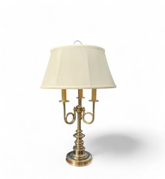 Gilt Brass Bouillotte Table Lamp