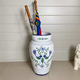 Positano Ceramic Large Vase Or Umbrella Stand
