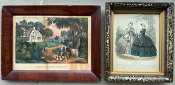 Antique Prints In Phenomenal Frames