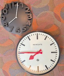 Two Battery Operated Wall Clocks