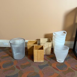 Selection Of Assorted Waste Bins