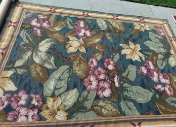 Large Needlepoint Rug (Great For A Sunporch)