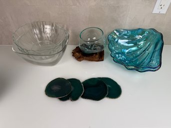 Geode Coasters And Table Too Decor