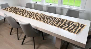 AFRICAN KUBA RAFFIA TABLE RUNNER
