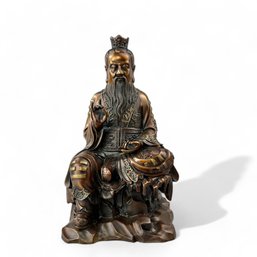 Bronze Figure Of Lao Tze Founder Of Taoism