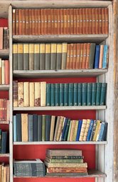 (5) SHELVES Of HARDCOVER VOLUMES And OTHERS