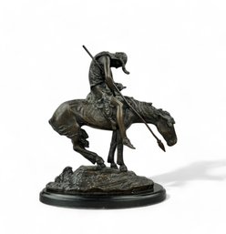 James Earle Frasier Bronze Statuette, 'end Of The Trail'