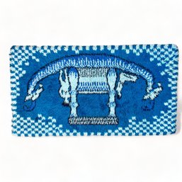 48 X 27' Rya Shag Rug In Blue Tones