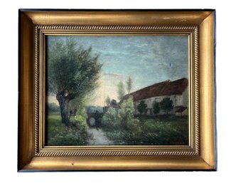 Garrnovichi Original Oil Painting On Canvas 1940-50