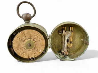 Antique C. 1901 German Night Watchman's Patrol Clock