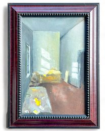 Oil Painting Looking Into Artists' Studio