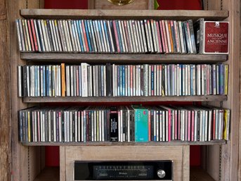 APPROX (7 1/2) SHELF FEET Of CDs (COMPACT DISCS)