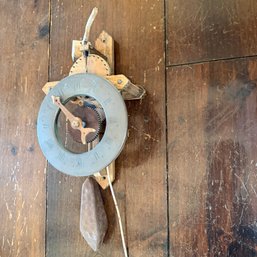 SWISS A.G. BAUMANN BUCO WOODEN WALL CLOCK