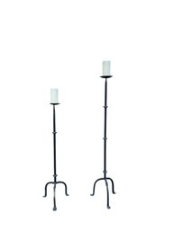 Wrought Iron Freestanding Candlestick Holders