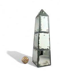 Restoration Hardware 25' Mirrored Obelisk