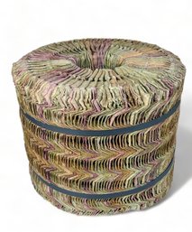 Folk Art, Egg Carton Ottoman