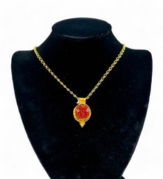 Museum Of Modern Art Scarab Pendant On 17' Chain