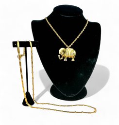 Kenneth Jay Lane And Trifari Necklaces