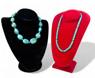 Turquoise And Sterling SIlver Necklaces
