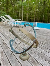 BRONZE GARDEN ARMILLARY SUNDIAL