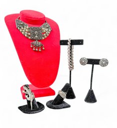 Sterling Silver Selection Of Interesting Jewelry