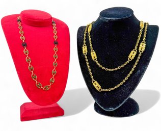 Jacqueline Kennedy Onasis Kamrose And Cross Necklaces - New With Boxes