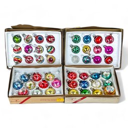 Large Assortment Of Miniature Globe Christmas Ornaments