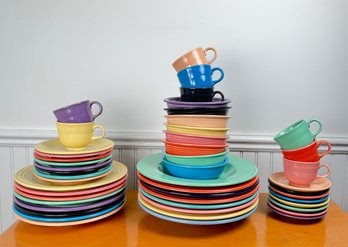 Vintage Fiestaware Service For 8