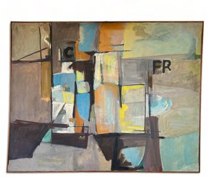 Phenomenal Original Oil On Canvas, Abstract Painting