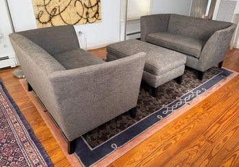 Mitchell & Gold Loveseats And Ottoman