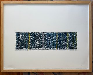 Randall Lerner, Framed Watercolor On Arch Reeves Paper