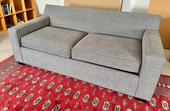 Mitchell & Gold Full Size Sleeper Sofa In Grey Upholstery